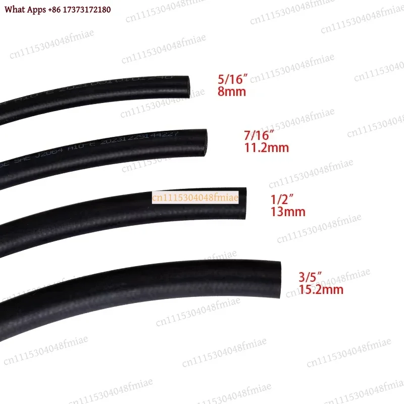 Thin-Wall Nylon AC Pipe 6 8 10 12 R12 R134a Reduce Barrier Refrigerant Hose for Auto A/C