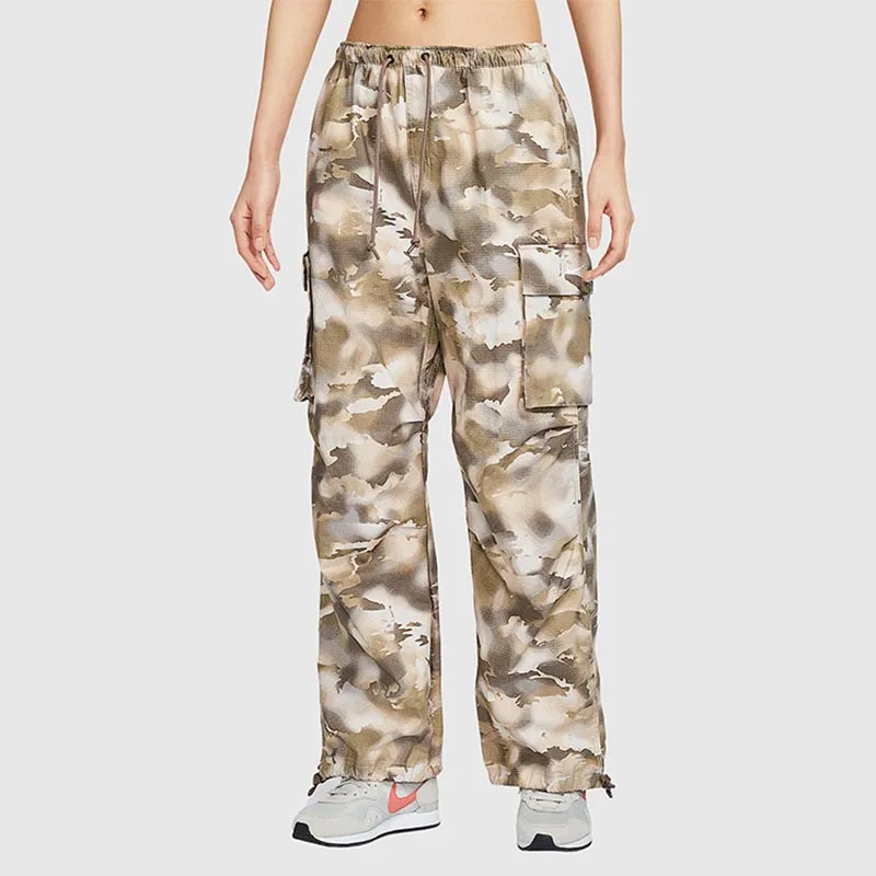 Nike Oversize Women's Multi-Pocket Tooling Casual Sports Breathable Pants HM9017-104
