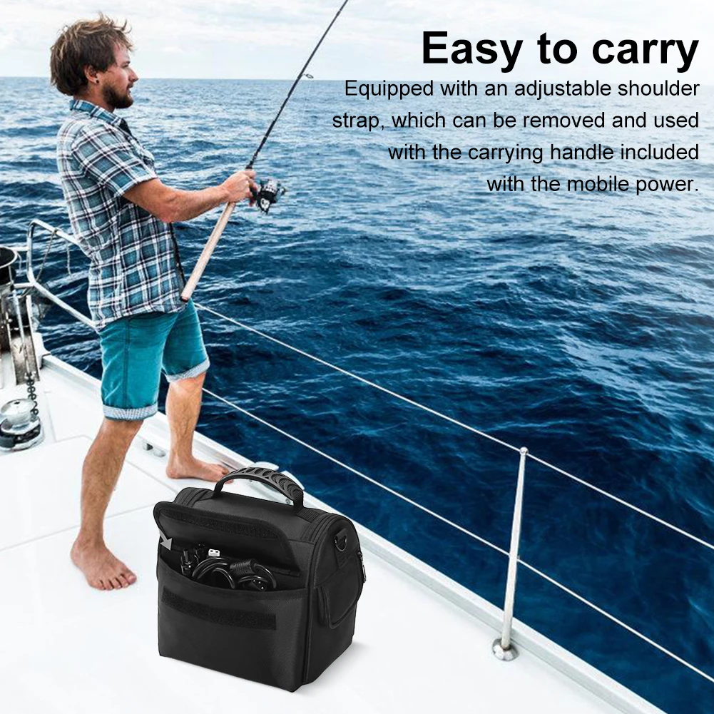 حقيبة حمل من القماش لـ Anker 521/C300/C300DC حافظة واقية مقاومة للماء ومضادة للسقوط مع مقبض حزام الكتف #3