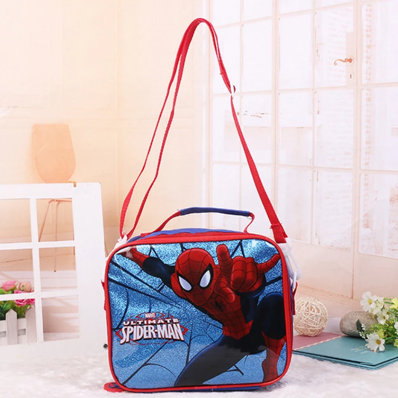 3 sztuk/zestaw Marvel SpiderMan tornister dla dzieci torba na drugie śniadanie piórnik trzyczęściowy zestaw powrót do sezonu szkolnego artykuły