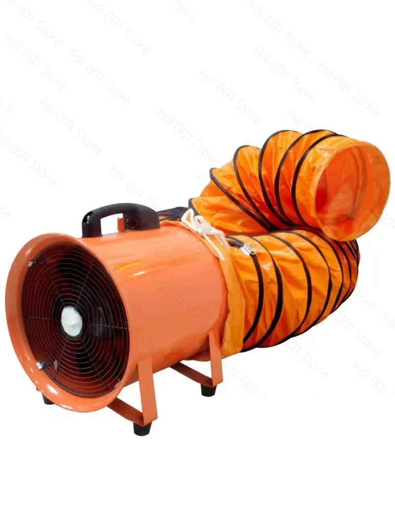 2026 Portable Axial Fan 220V Mobile Exhaust Fan Exhaust Blower Tunnel Painting Industrial Ventilation Equipment