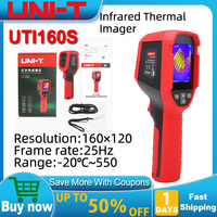 UNI-T UTi160S Thermal Imager Infrared Resolution 160x120 Thermal Imaging Camera with Laser PC Software IR Thermographic Camera