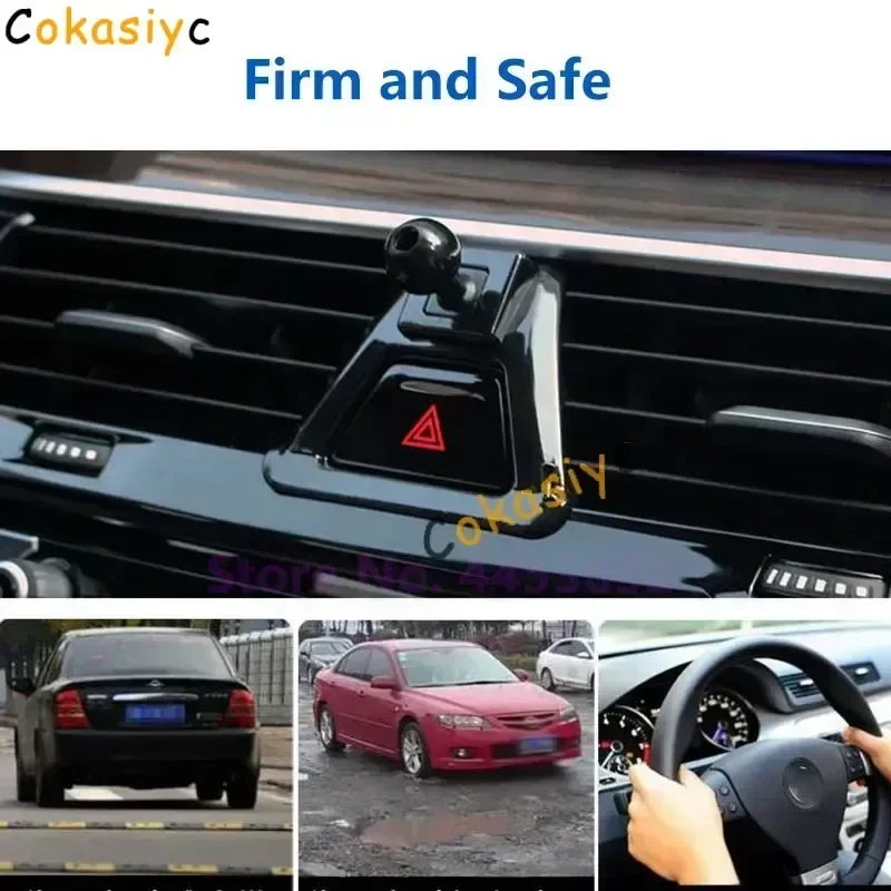 For Ford Mondeo MK5 MK4 Car Phone Holder GPS Supporting Fixed Bracket Air Outlet Base Accessories 2007-2022 17mm Special Mounts - view 5