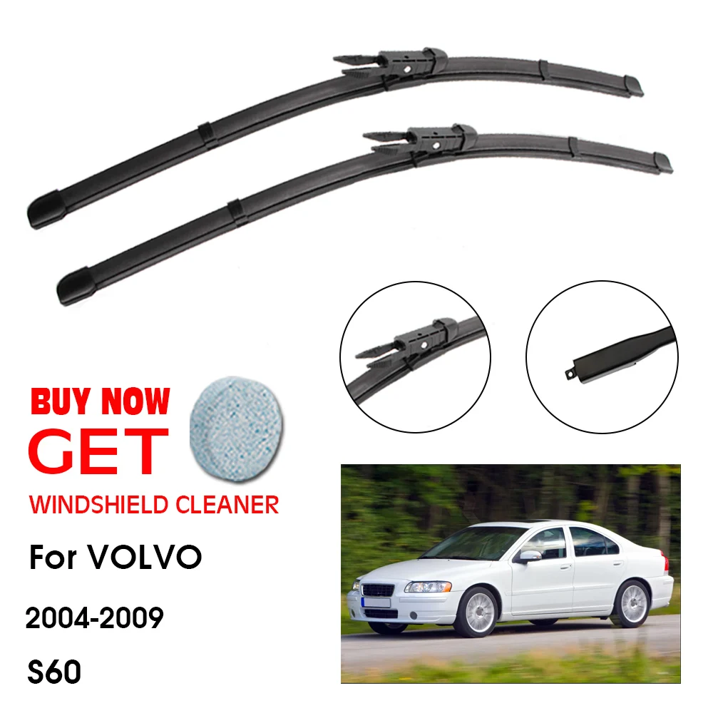 

Car Wiper Blade For VOLVO S60 24"+22" 2004-2009 Front Window Washer Windscreen Windshield Wipers Blades Accessories