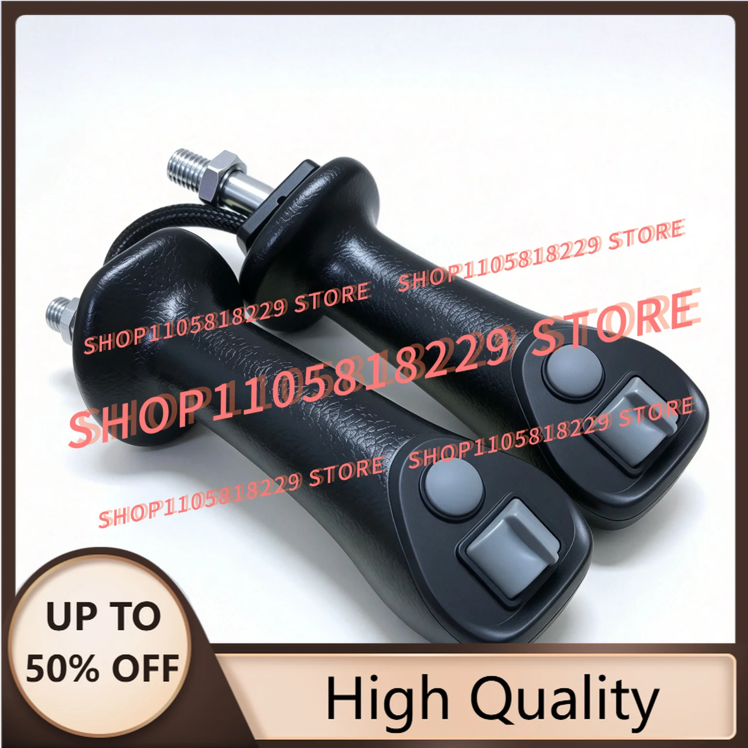 convex cover pulley 2 buttons Micro excavator electric control multifunctional handle