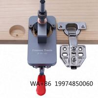 JL35-A1 Fixture Aluminum Alloy Hole Opener Template Door Cabinets 35mm Hinge Boring Jig Woodworking Hole Drilling Guide Locator