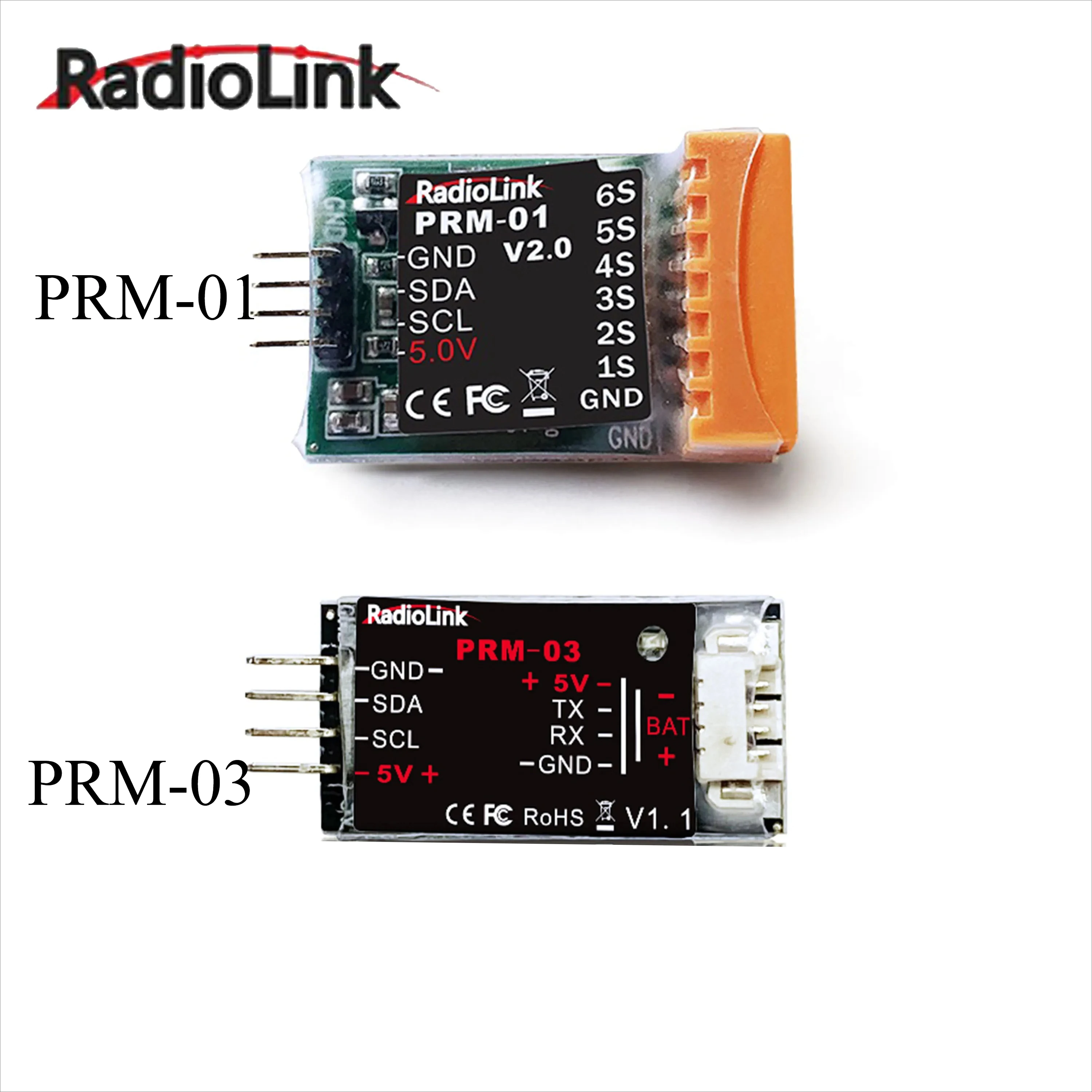 Модуль телеметрии Radiolink PRM-01 PRM-03 для передачи информации о напряжении в реальном времени для приемников R12DS R9DS, AT10II/AT10/AT9S Pro/AT9S/AT9 Toy