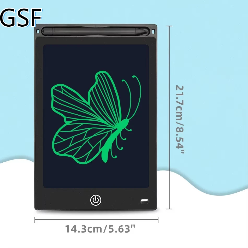 GSF 어린이용 LCD 그림 및 쓰기 태블릿, 휴대용 안전, 완벽한 생일, 크리스마스, 할로윈 장난감 선물, 8.5 인치, 1 개