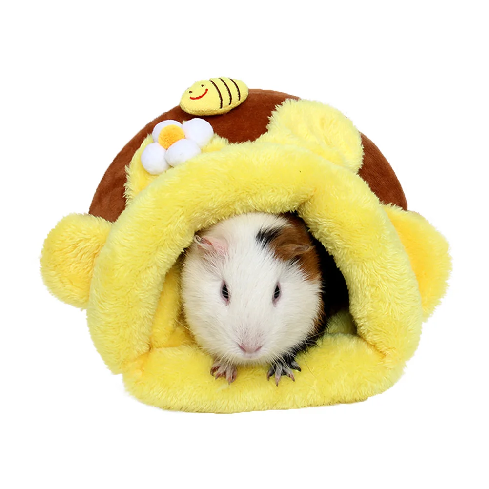 

Adorable Pet Winter Warm Nest for Small Hamster Squirrel Guinea Pig Size L Washable Soft Portable