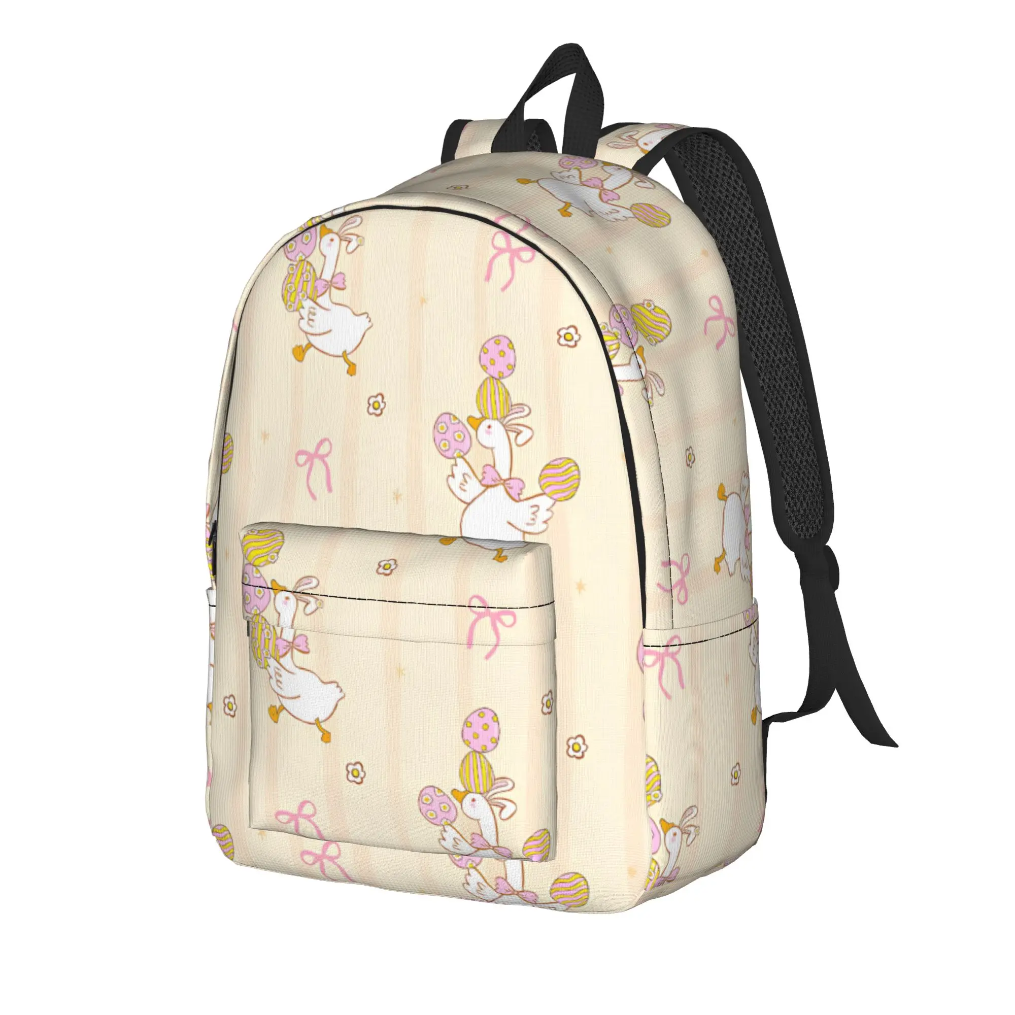 Cute Spring Cottagecore Goose Backpack  Trekking Backpacks Women Men High Quality Lightweight School Bags Streetwear Rucksack