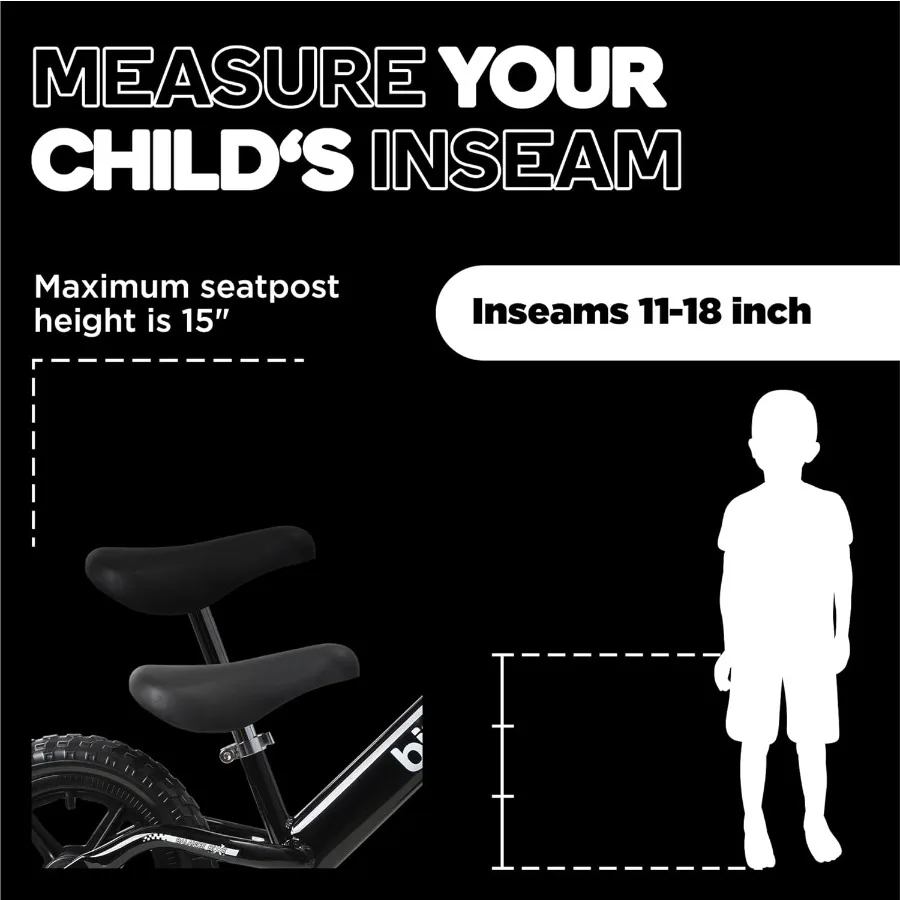 バランスバイク - 30.5cm 12インチ 幼児用トレーニングバイク - 1.8kg（4ポンド）バランスバイク - 3歳、4歳、5歳向け - ペダルなし自転車