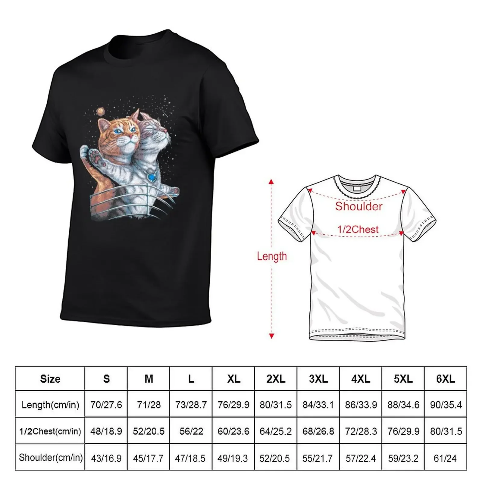 Titanic cats - funny gifts T-Shirt shirts graphic tees custom t shirt kawaii clothes mens graphic t-shirts