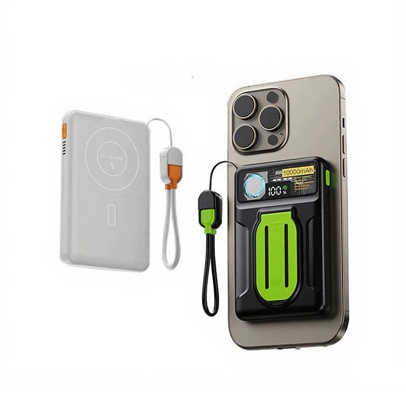 

20000mAh Magsafe Power Bank with Cooling Fan Magnetic Wireless 22.5W Fast Charger Powerbank For iPhone 16 Xiaomi Samsung Huawei