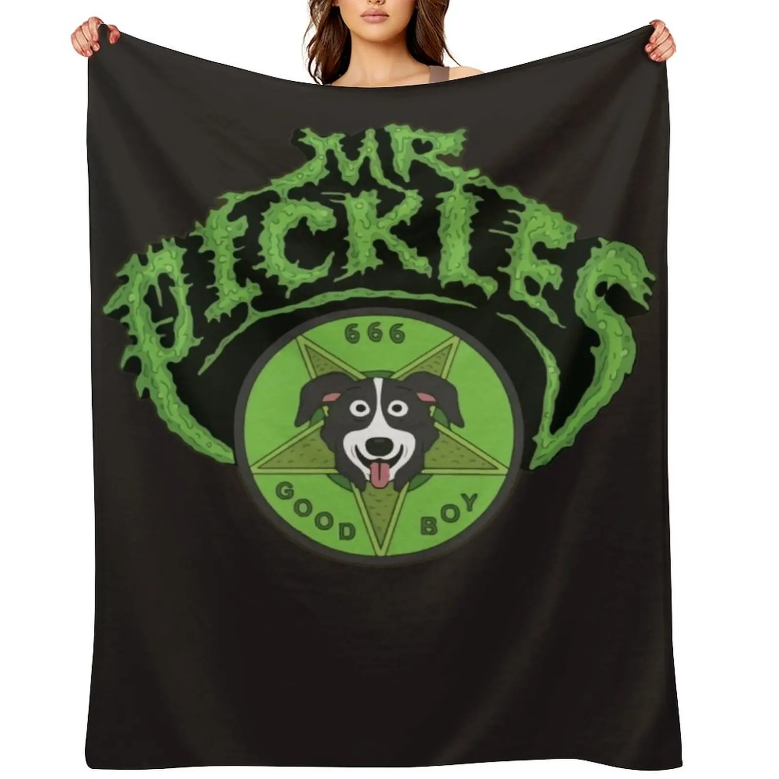 

Mr. Pickles Classic Throw Blanket Soft Plush Plaid sofa bed Luxury Brand Heavy Blankets
