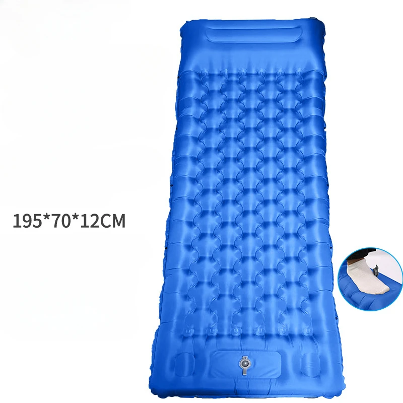 

Camping Air Mattress Thicken Waterproof Inflatable Cushion Portable Sleeping Bed Travel Hiking Picnic Mats camping equipment