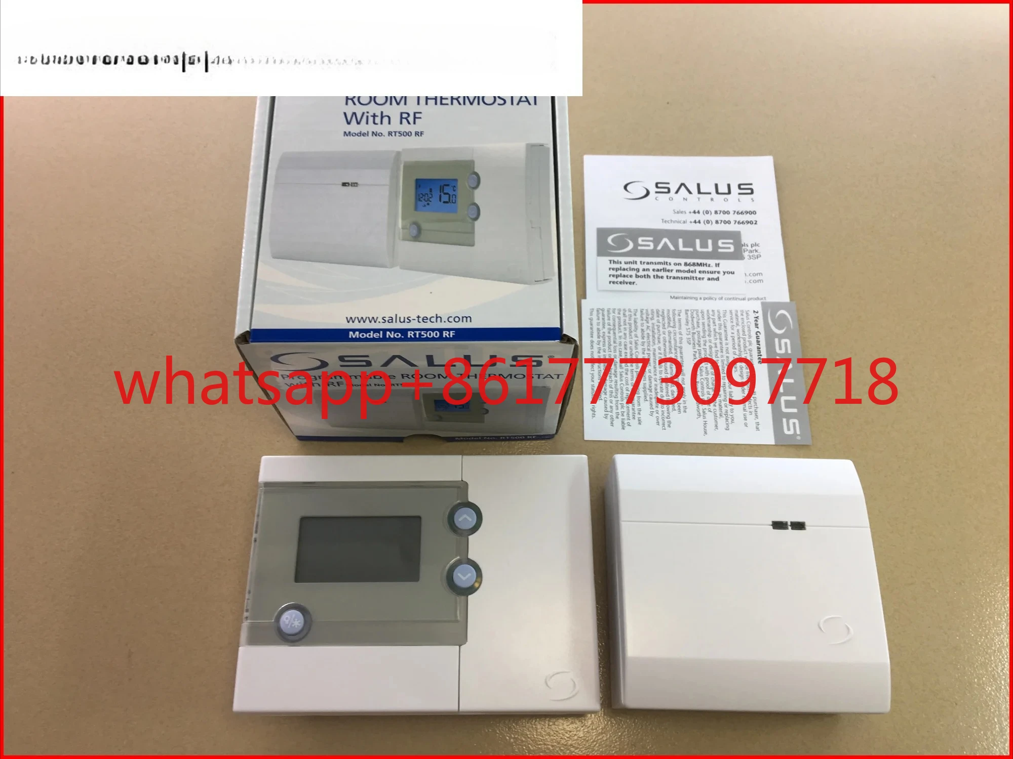 

Оригинальный импортный программируемый беспроводной внутренний термостат с управлением диапазоном RT500 RF