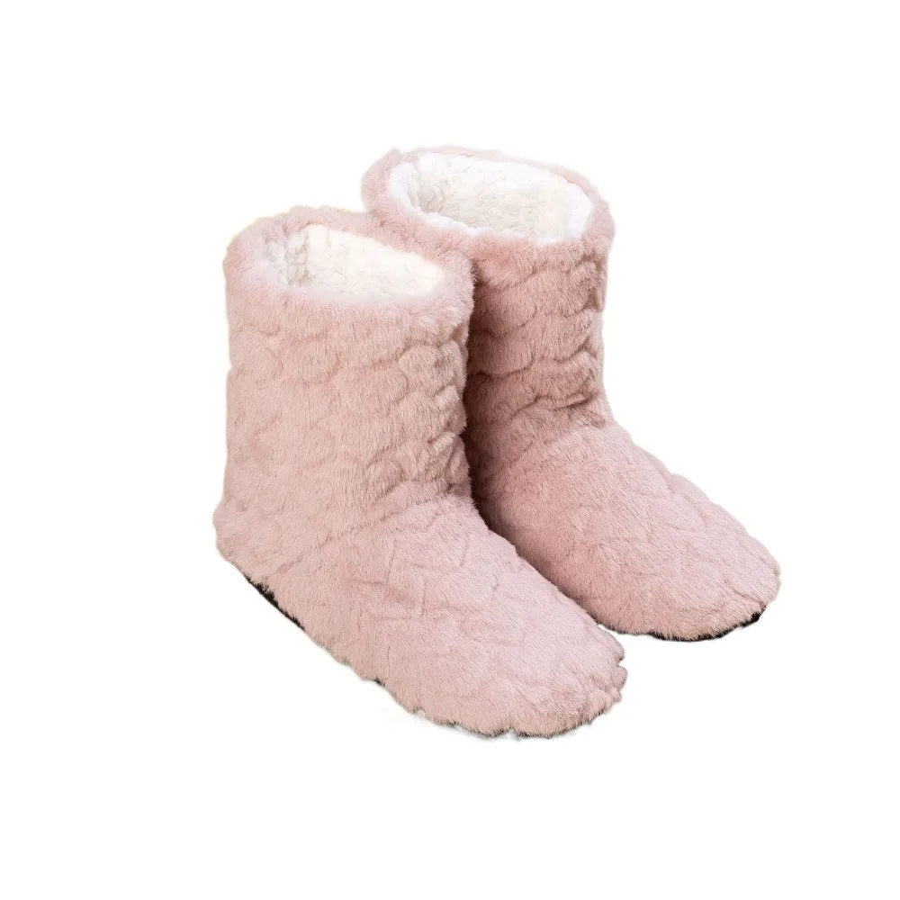 

Sweet Heart Fluffy Slipper Socks Women Soft Sole Fleece Floor Socks Anti Slip Winter Indoor Shoes Men Women