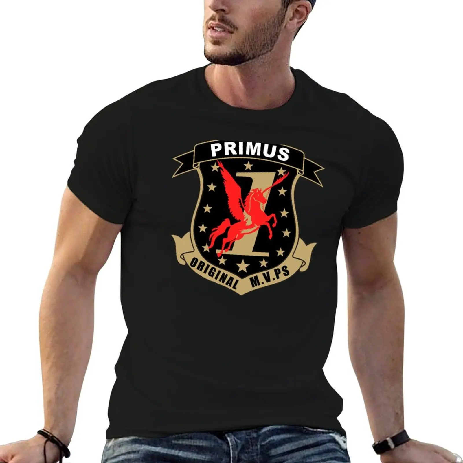 Battlestar Galactica Primus Original MVPs T-Shirt Funny t-shirt graphic t shirt vintage workout shirts for men