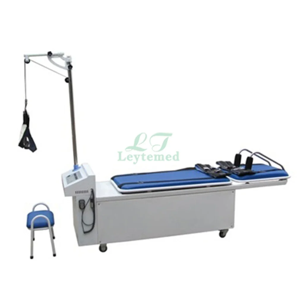 

LTSO06 physiotherapy adjustable cervical lumbar treatment traction for hospital bed