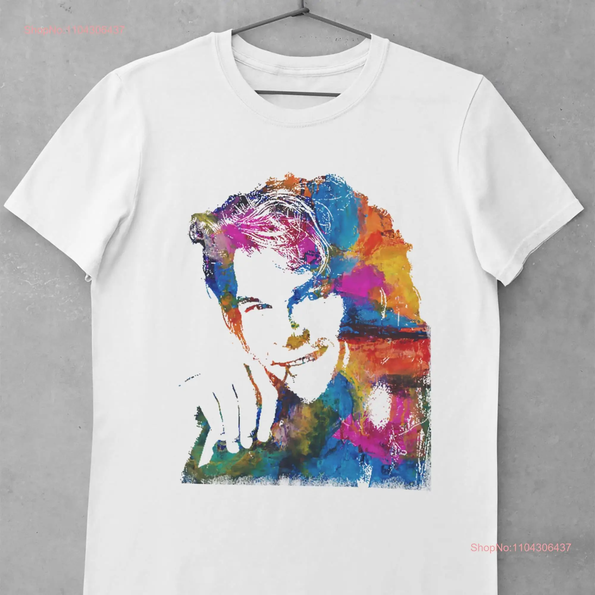 Vintage fan art painting Patrick Swayze T Shirt for fans long or short sleeves