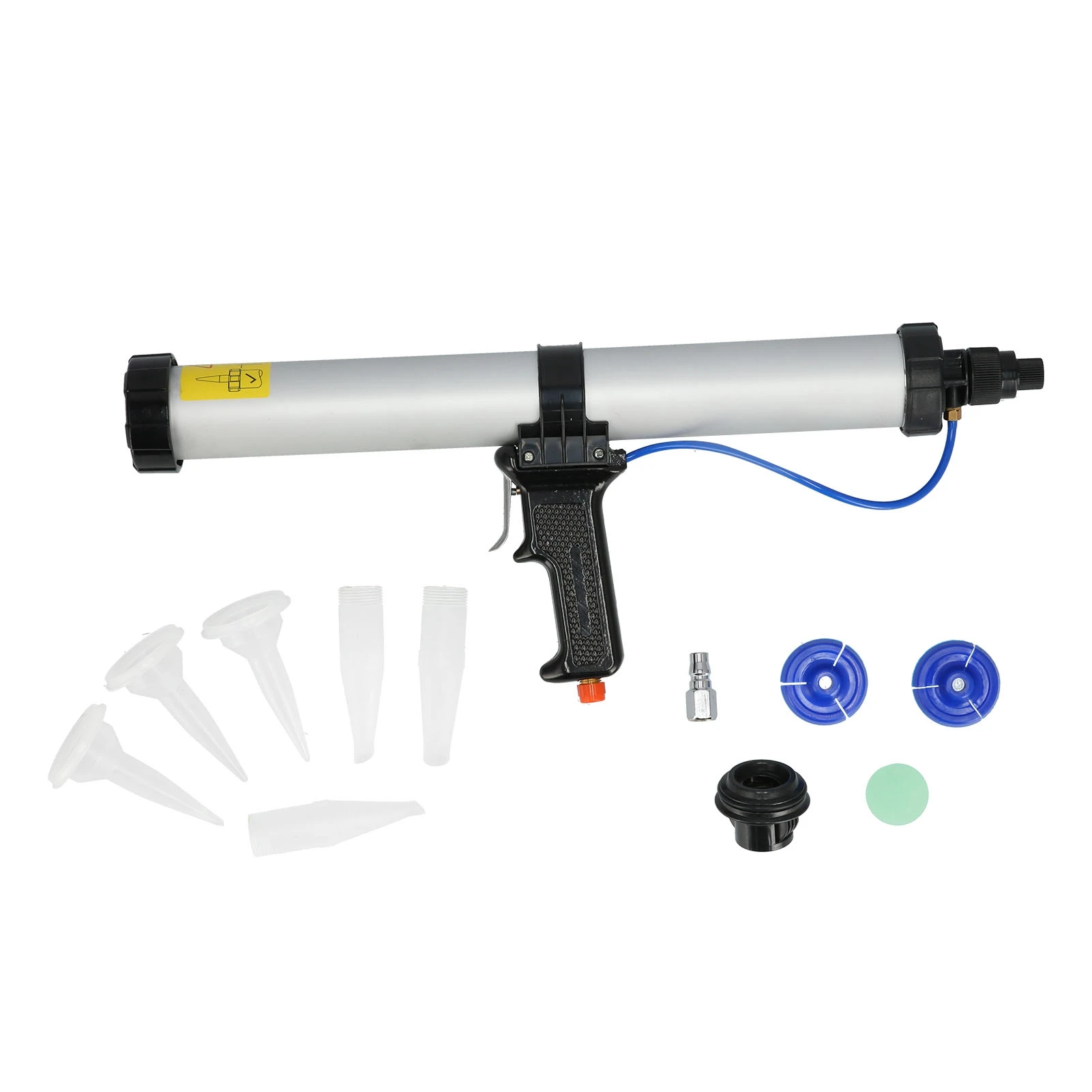 Pneumatic Caulking Gun Aluminum Alloy Applicator Industrial Tools for Ships Containers 600ml