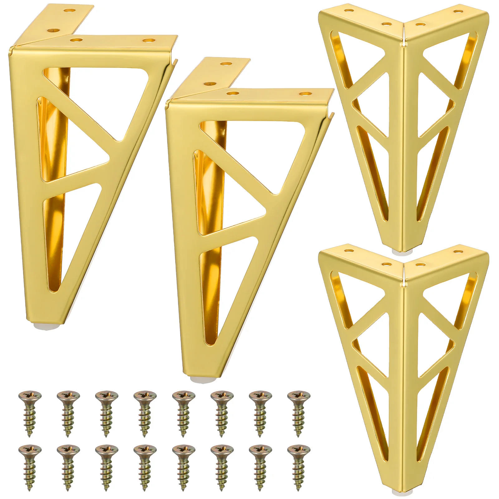 

Heavy Duty Table Legs 4 Pcs Short Furniture Legs Metal for Dining Table Sofa Cabinet Bench Nightstand Small Table Feet