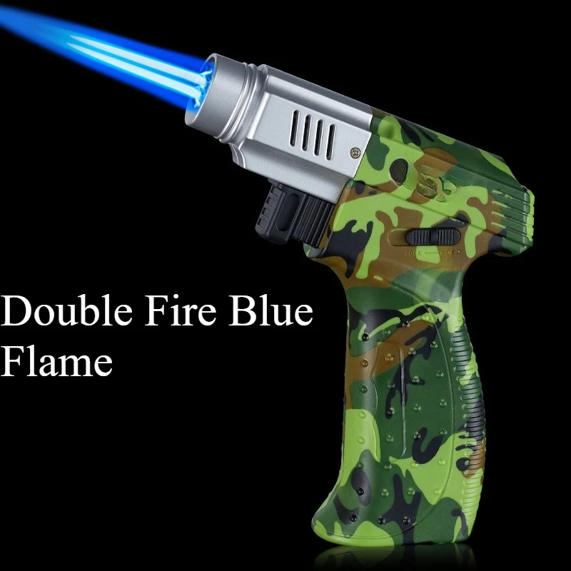 

Metal High-temperature Spray Gun Gas Direct Jet Lighter Kitchen Outdoor Lighting Moxibustion Cigar Cigarette Accessories