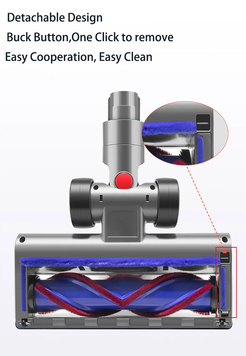 Direct Drive Brush Heads Nozzles for Dyson Vacuum Cleaner V10 V11 V8 V7 V15 Replaceable Parts Accessories For Carpet Floor Clean