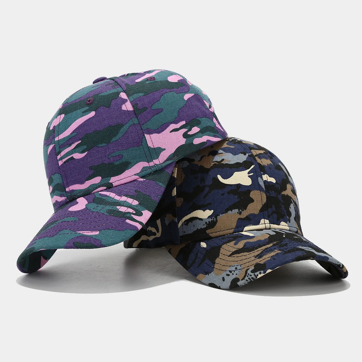 New Unisex Camouflage Baseball Cap Classic Dark Green Dad 