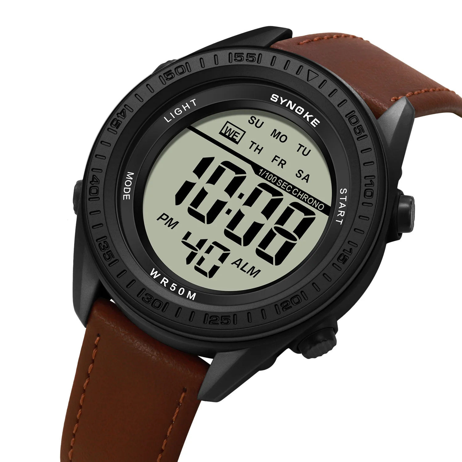 Electronic Luminous Digital Watch For Men, Waterproof Digital Watch