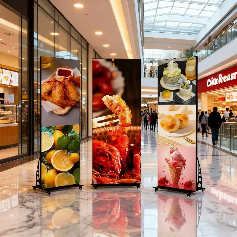 شاشات مستقلة إلى لوحة إعلانات تجارية قائمة على الطرق مع لوحة لوحة رقمية