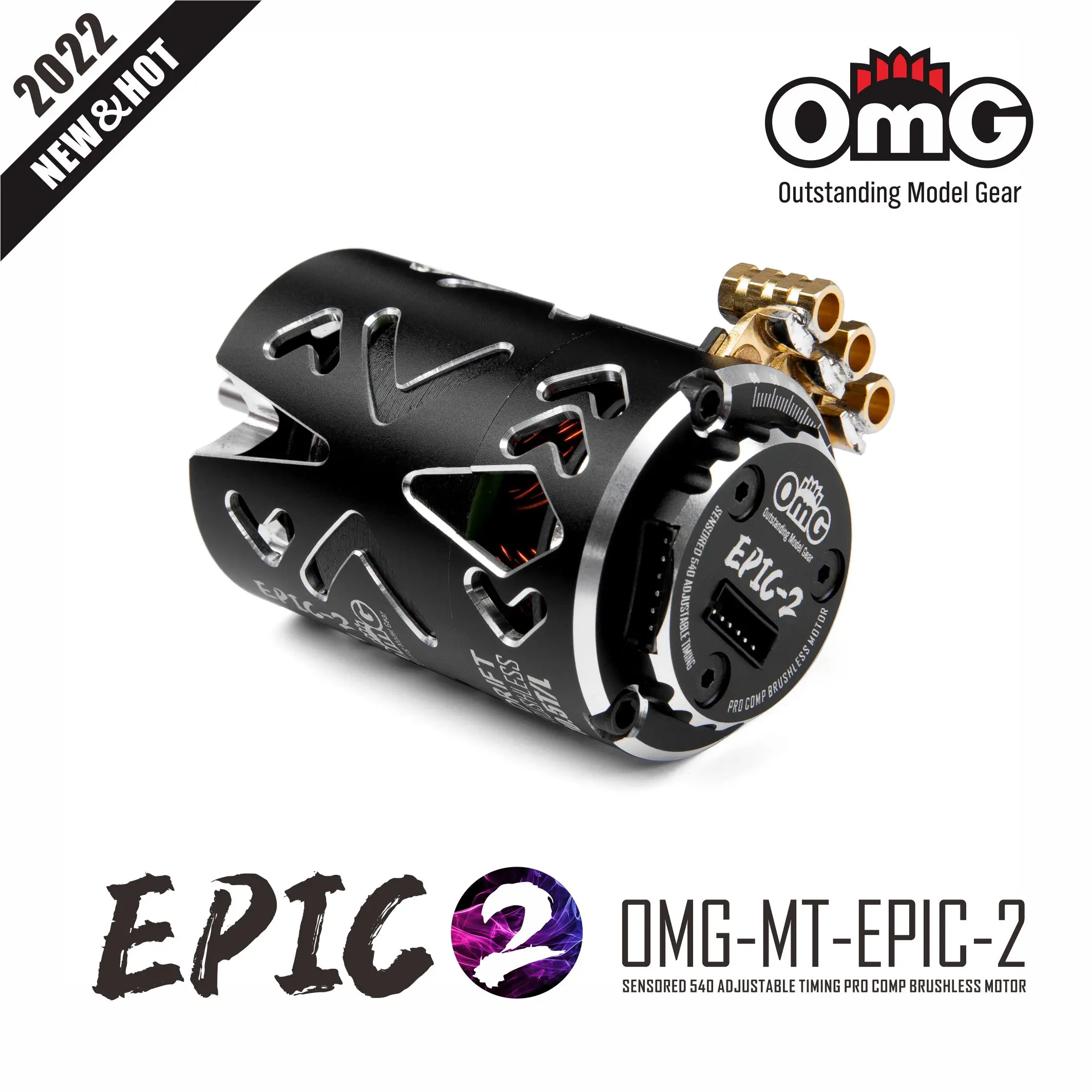 EPIC-2-10.5T 13.5T OmG EPIC-2 540 توقيت بدون فرش قابل للتعديل محرك علوي KV3750 KV2955 1/10 لسيارة RC الانجراف على الطريق