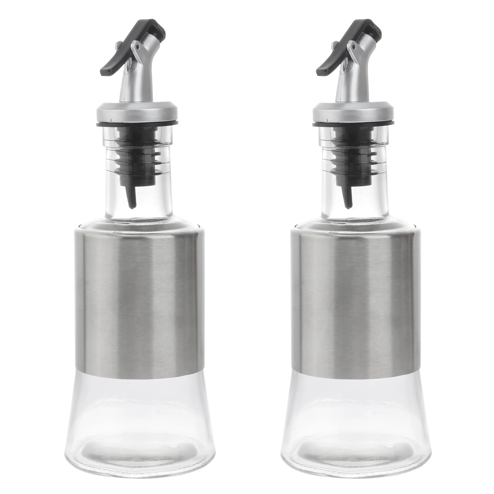 2Pcs Oil Bottles Gl…