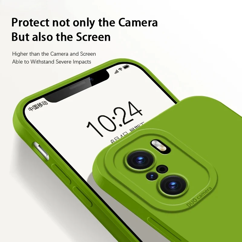 عيون الملاك السائل سيليكون جراب هاتف ل Xiaomi Mi 11i 11X Pro POCO F3 GT لينة للصدمات غطاء POCOF3 F3GT 11XPro الإسكان الكامل