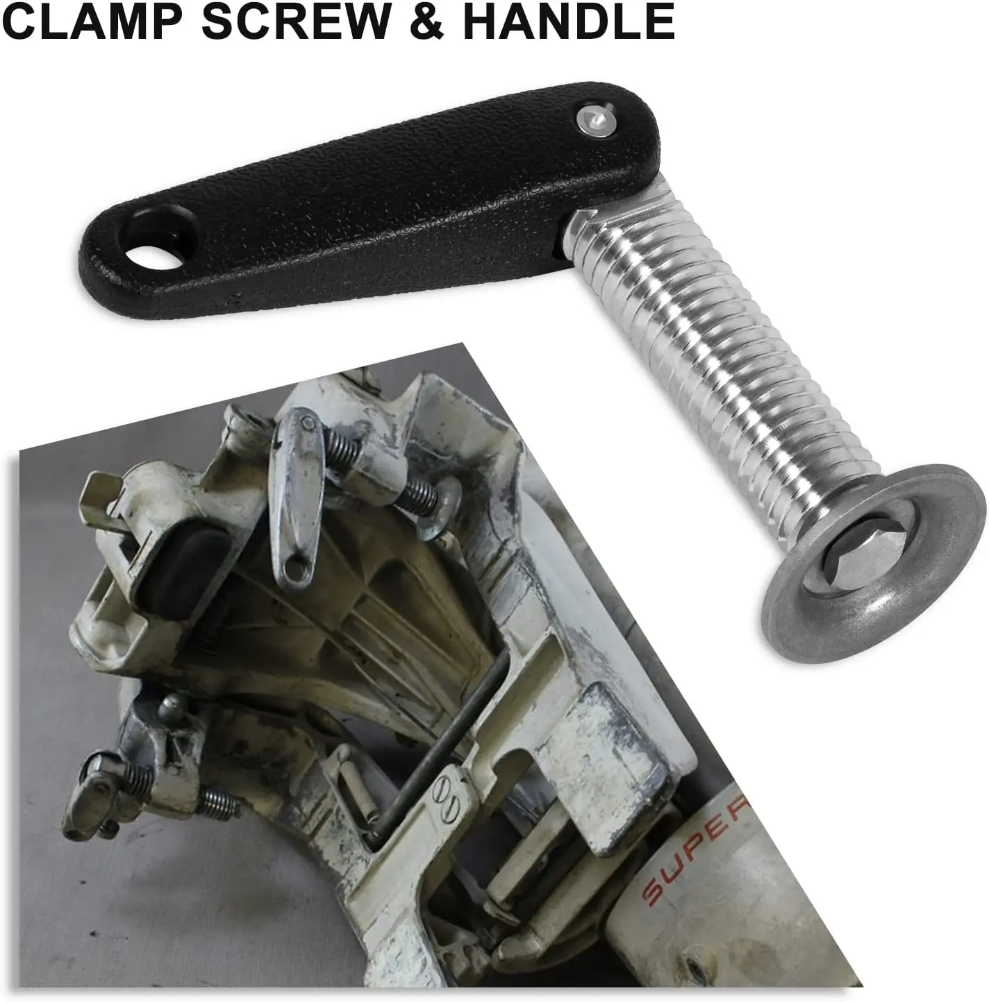 MX Clamp Screw & Handle Fit For Johnson Evinrude Outboard Replace For 433675 0433675 Boat Accessories Marine