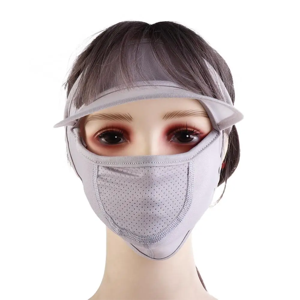 

Sunscreen Veil UV Protection Face Veil With Brim Womne Sun Hats Driving Face Mask Summer Sunscreen Mask Face Gini Mask