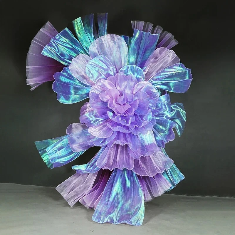 

Folding Fabric Scene Layout Stage Background Ceiling Decoration Wedding Styling Fabric for Stretching Length 100cm Diy Cloth