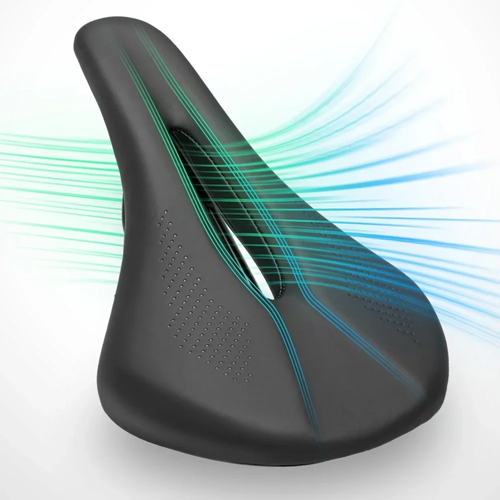 Fahrradsattel EVA Fahrradsitz Stoßdämpfender atmungsaktiver Sattel Treamlined Form für Rennrad MTB Rennrad Mountainbike