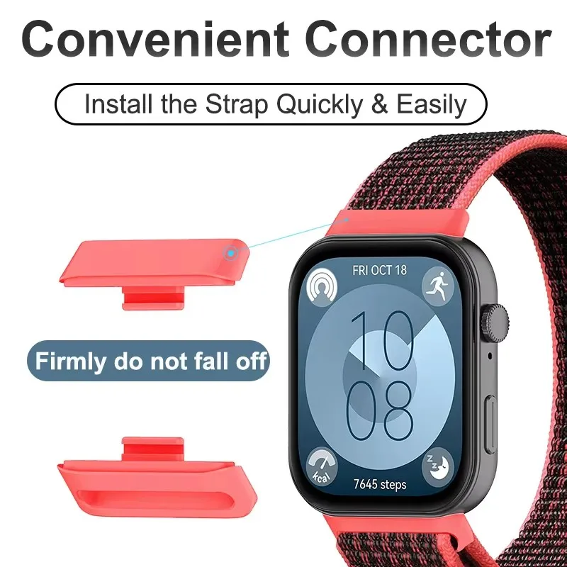

Nylon Strap For Huawei Watch Fit 3 Sports watch strap Nylon Loop Adjustable Band Soft Wristband Huawei Watch Replace Accessories