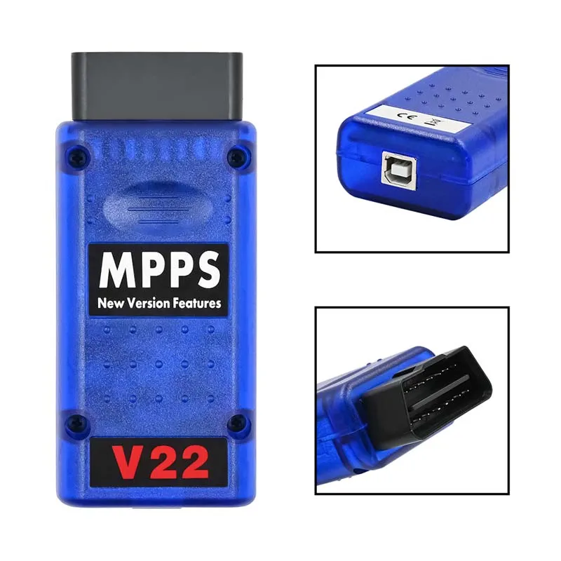 MPPS V22 رقاقة ضبط أداة البرمجة التشخيصية obd2 الماسح الضوئي فتح نسخة الحياة الوقت مع اندلاع Tricore كابل ECU Flasherm #2