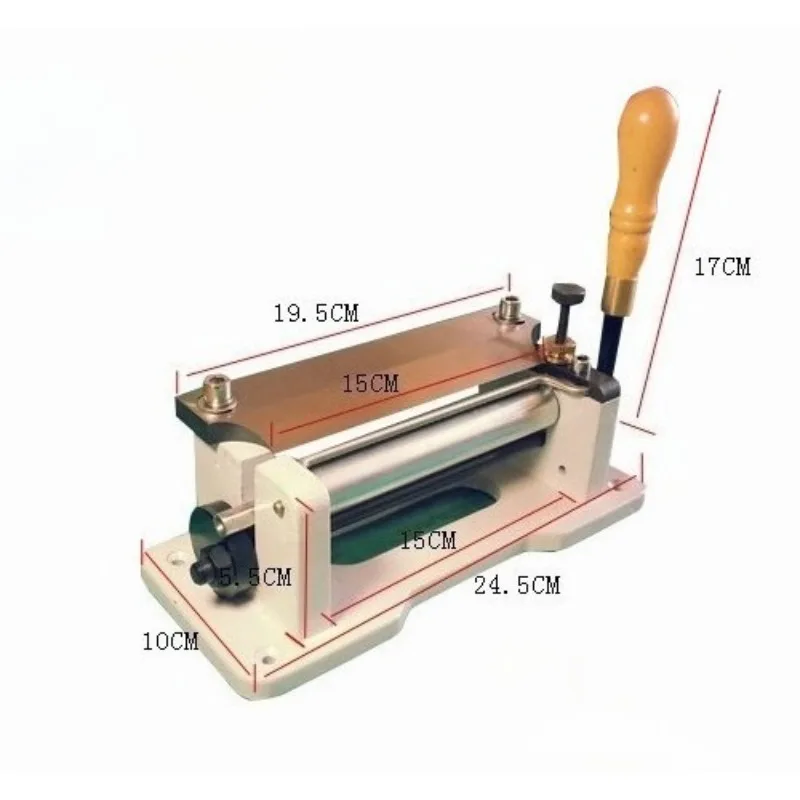DIY Manual Leather Paring Skiving Machine Leather Splitter Peeler For Vegetable Tanned Leather Hand Carving Craft Making Tools
