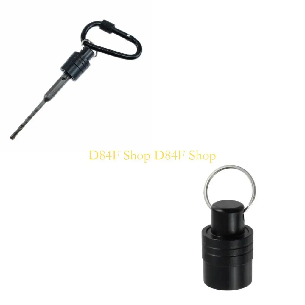 

D84F 1/4 Shanks Drill Bit Storage Solution, with Carabiners for Home Improvement