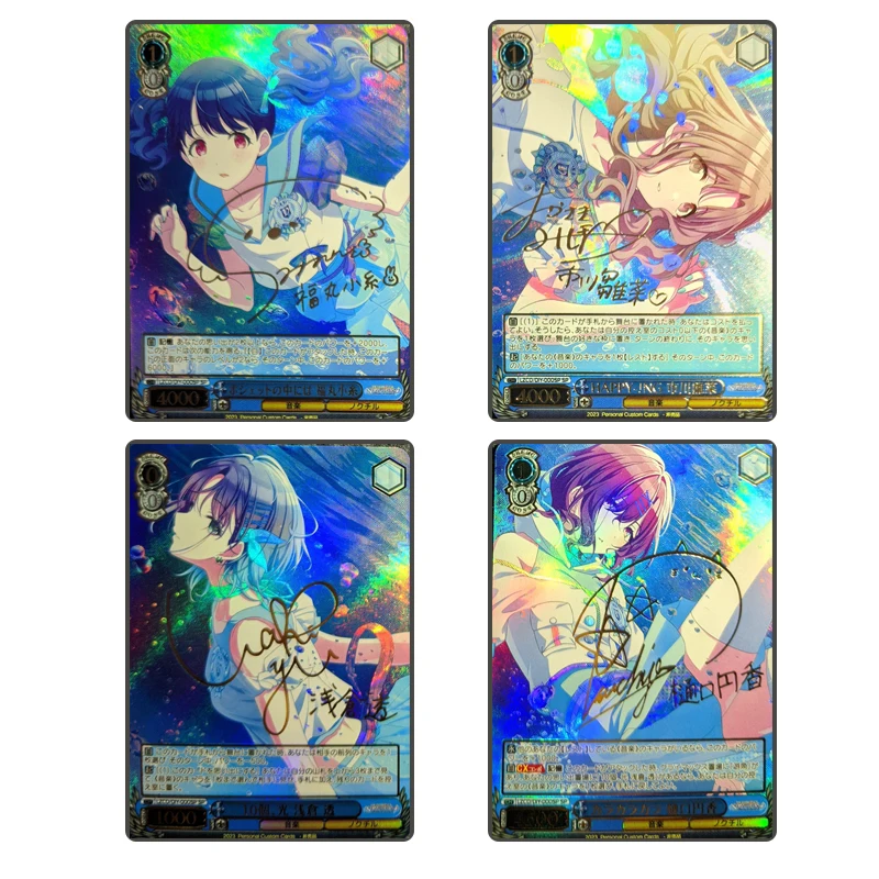 

Goddess story Diy Card cartoon character Hoshii Miki Amami Haruka Hagiwara Yukiho Collectible card toy Christmas birthday gift