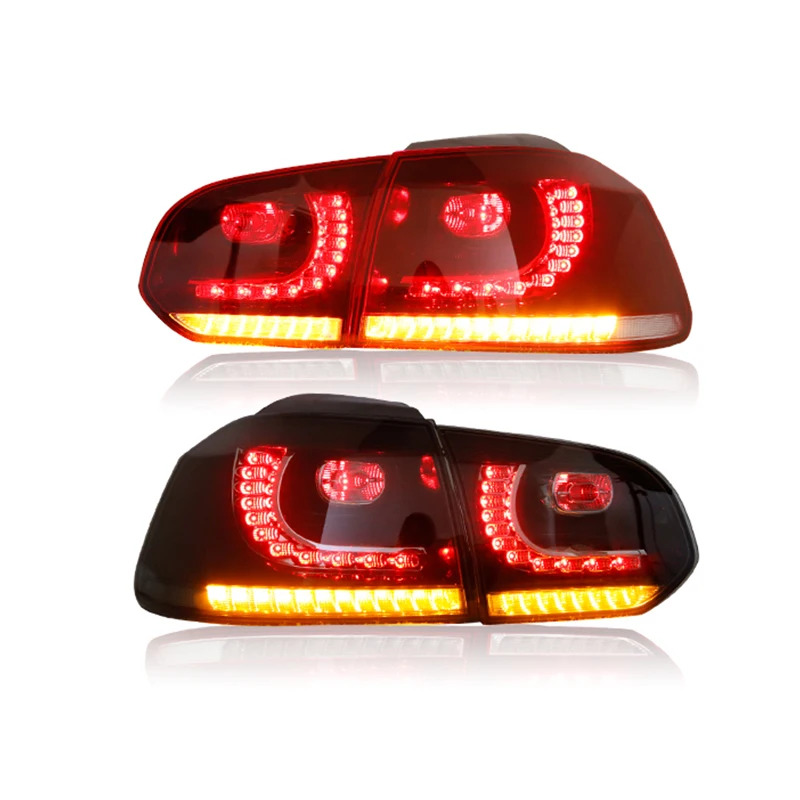 china manufacturer wholesales full led sequential For golf mk6 tail lamp cars accessories 2008-2013 golf 6 led tail light