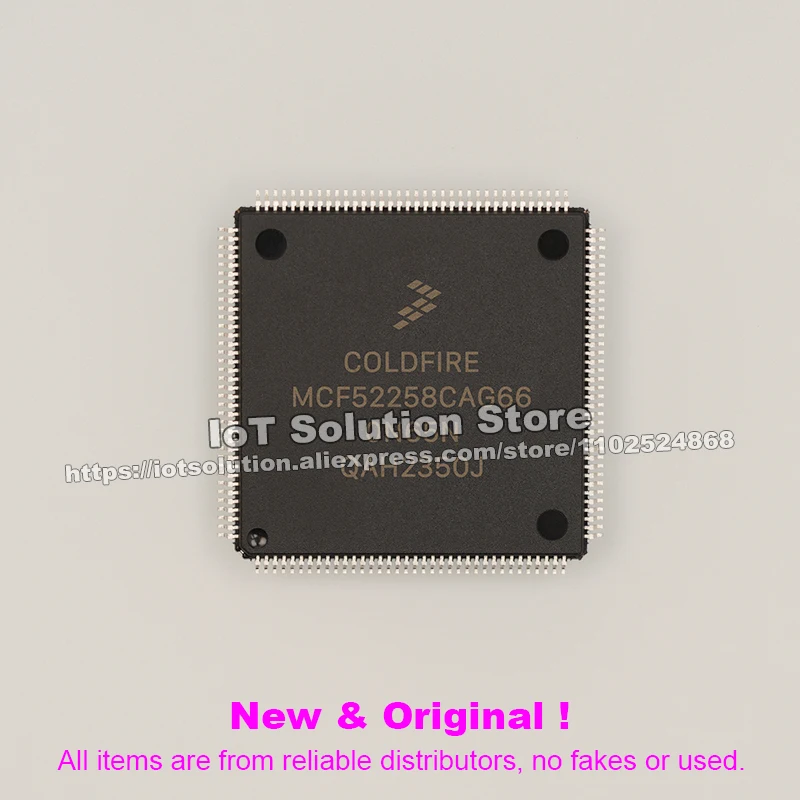 MCF52258CAG66 MCF522XX 32-bit MCU, ColdFire V2 Core, 512KB Flash, 66MHz, QFP 144