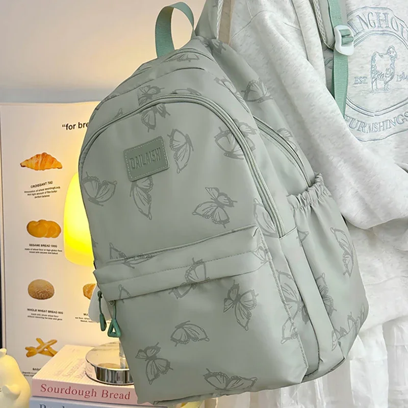 Stylish Large Capacity Laptop Backpack Simple Cute Girl Travel Backpack For Women With USB Charging Port