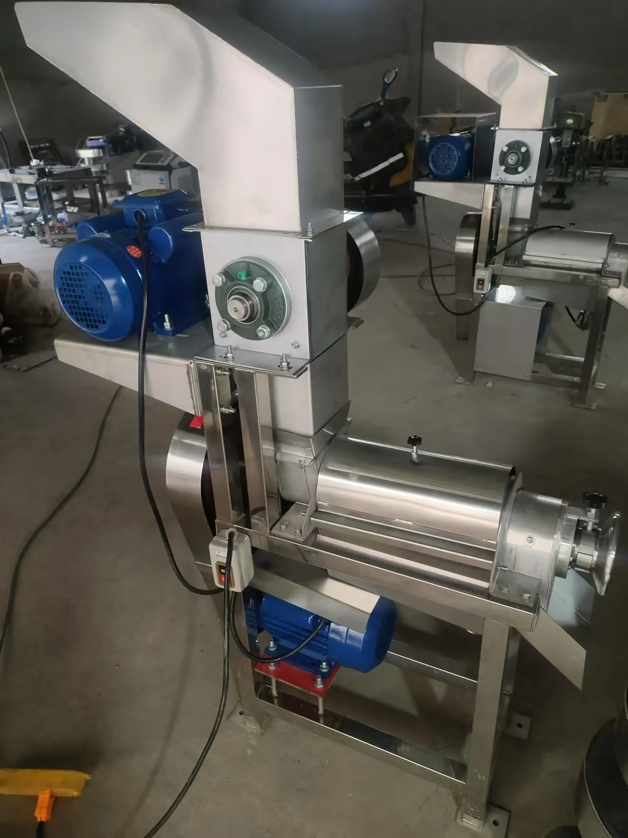 Orange Lemon Apple Juice Extractor Vegetable Screw Crushed Juice Making Machine Industrial Spiral Crushed Fruit Juicer