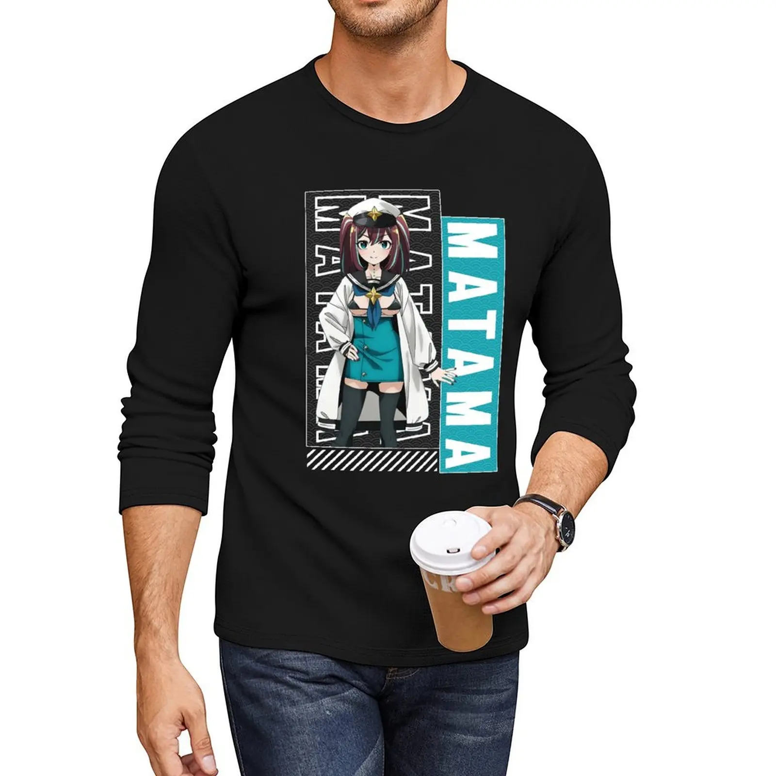 Matama またま Mahou Shoujo ni Akogarete - Gushing over Magical Girls Long T-Shirt quick drying shirt graphics t shirt t shirt men