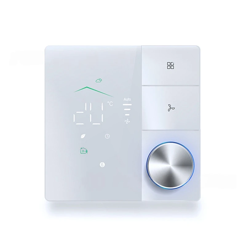 BAAG-Tuya thermostats intelligents pour climatiseur avec télécommande WIFI bouton intelligent Thermostat LED interrupteur de contrôle de température