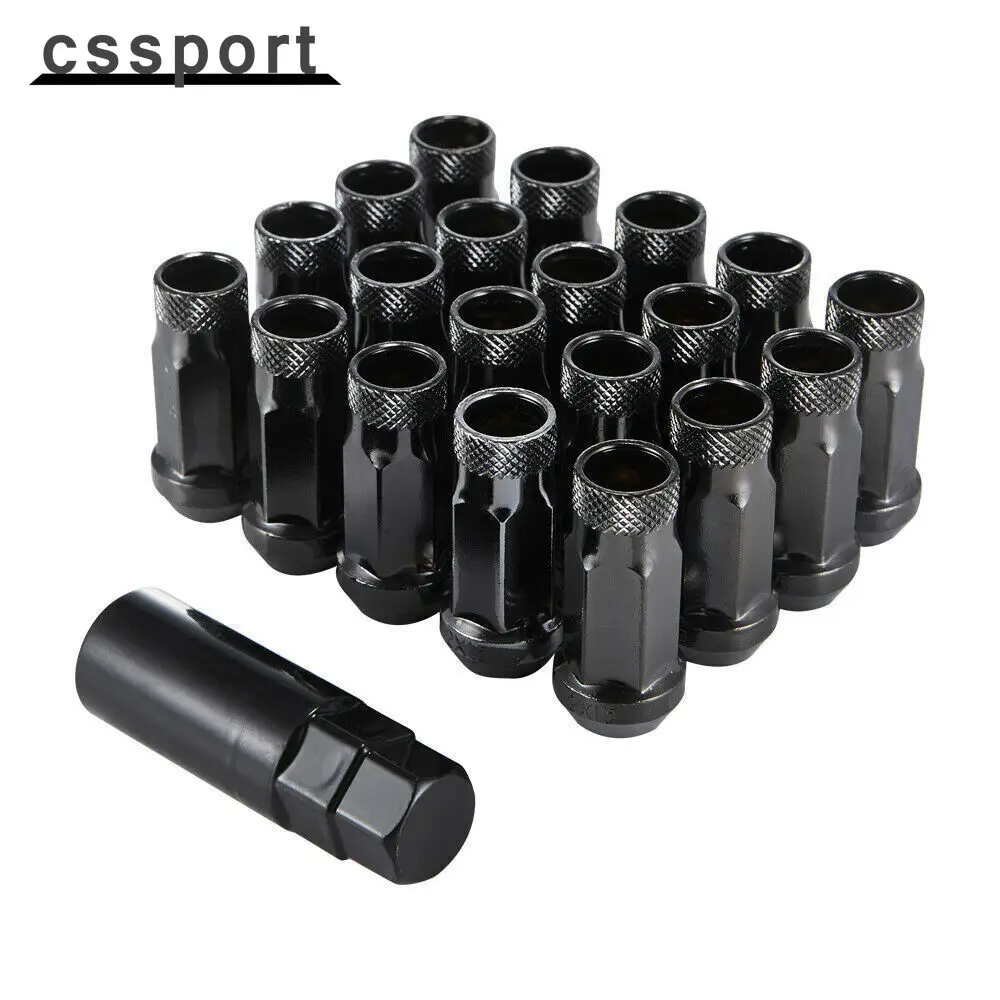 

20PCS Extended Steel Open Ended wheel Lug Nuts M12x1.5mm For Toyota Honda